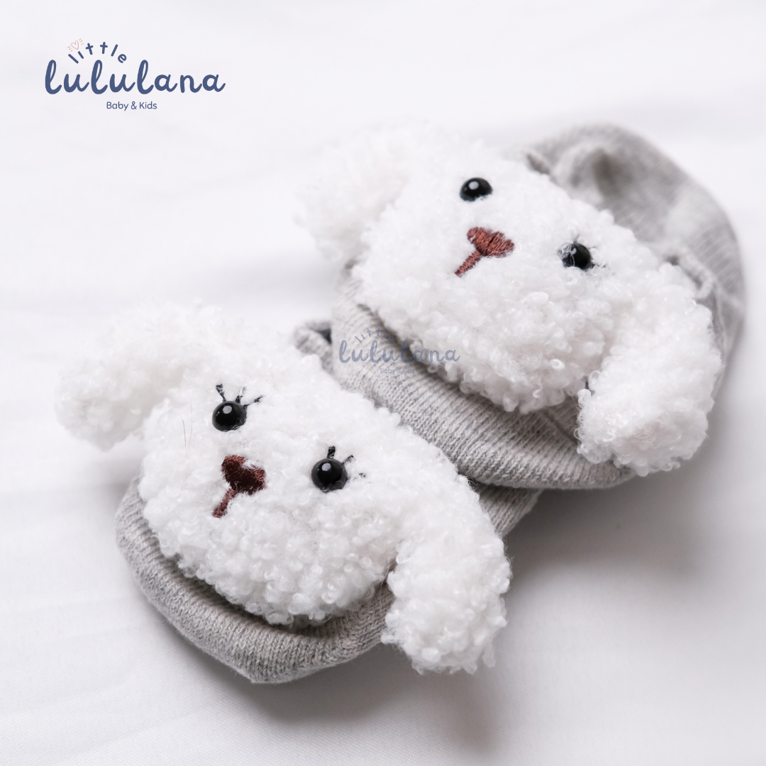 Kaos Kaki Newborn Motif JOY Anti Slip Unisex Sepatu Anak Bayi 3D