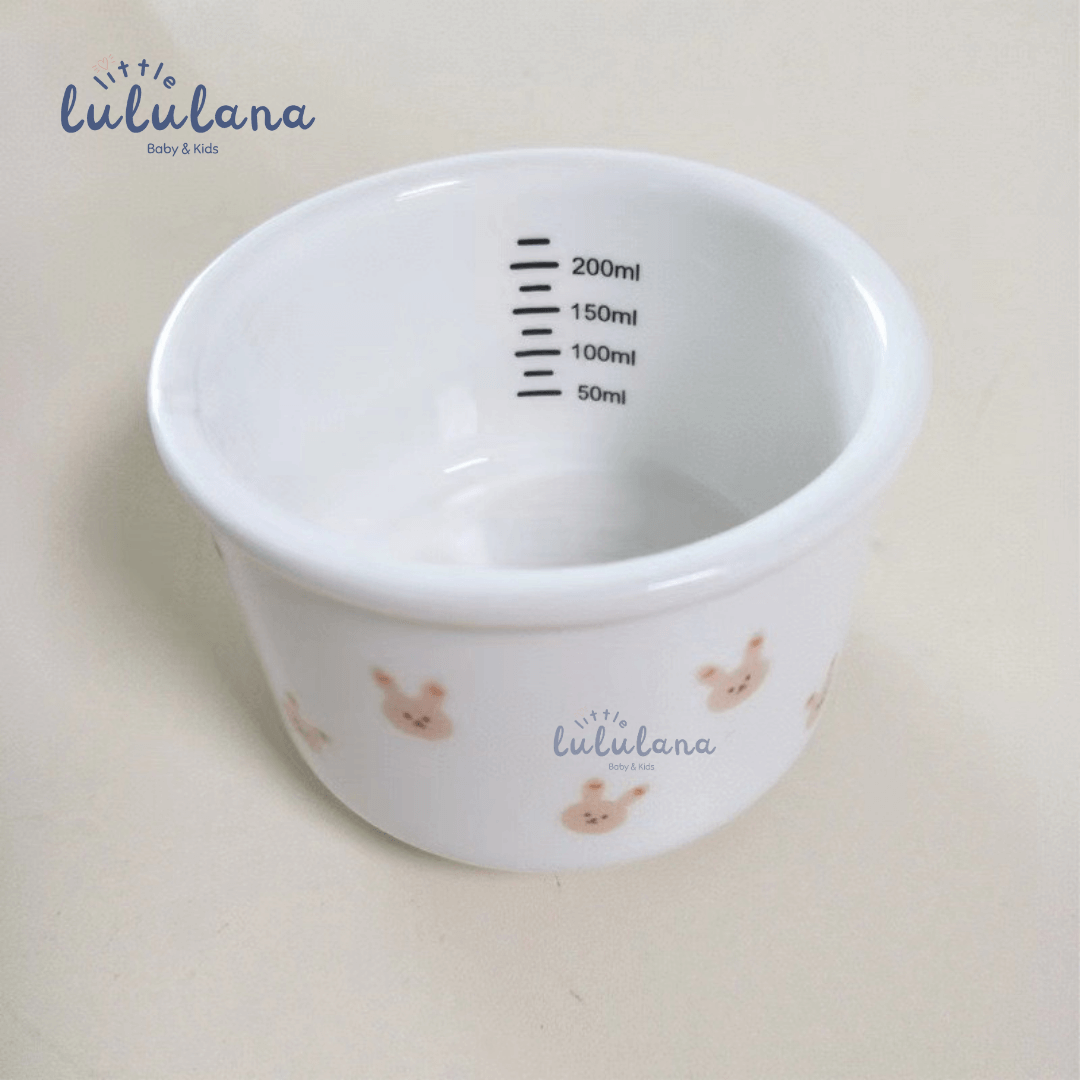 Baby Food Container MPASI Ceramic Bowl Mangkok Perlengkapan Makan Bayi