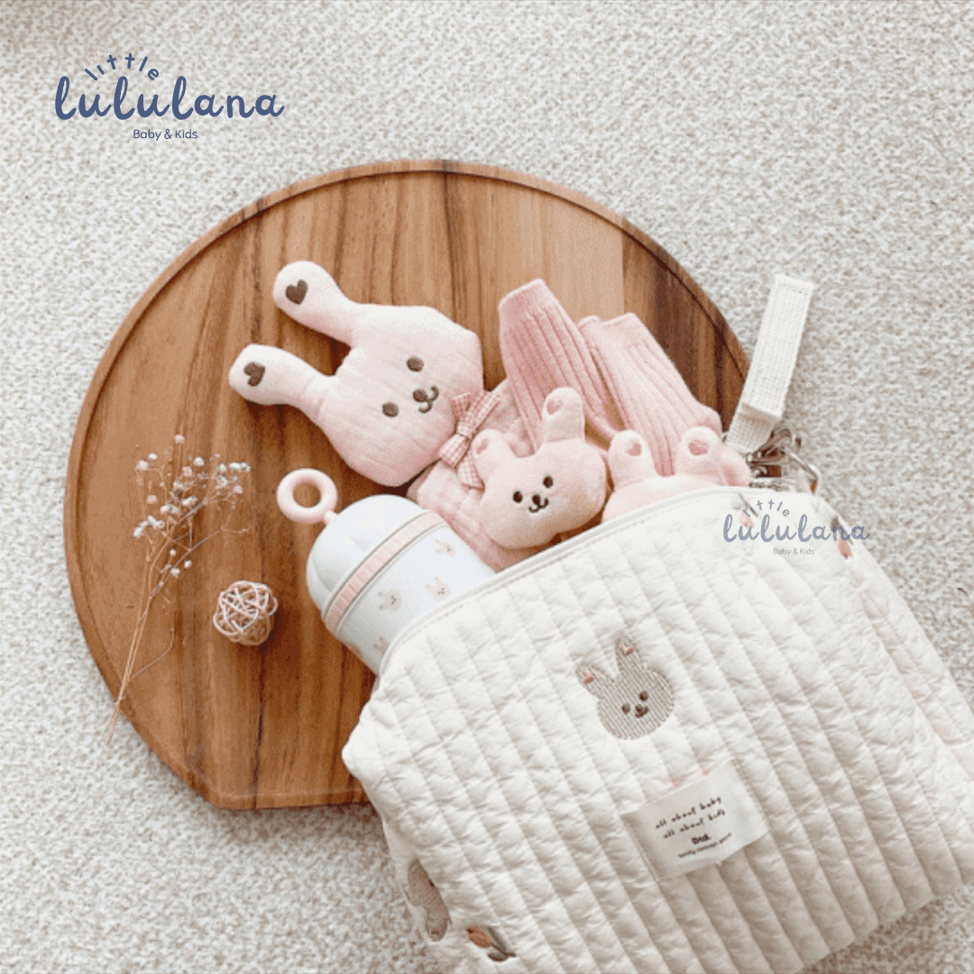 Tas Pouch Organizer Bayi Teddy Bear Diaper Bag