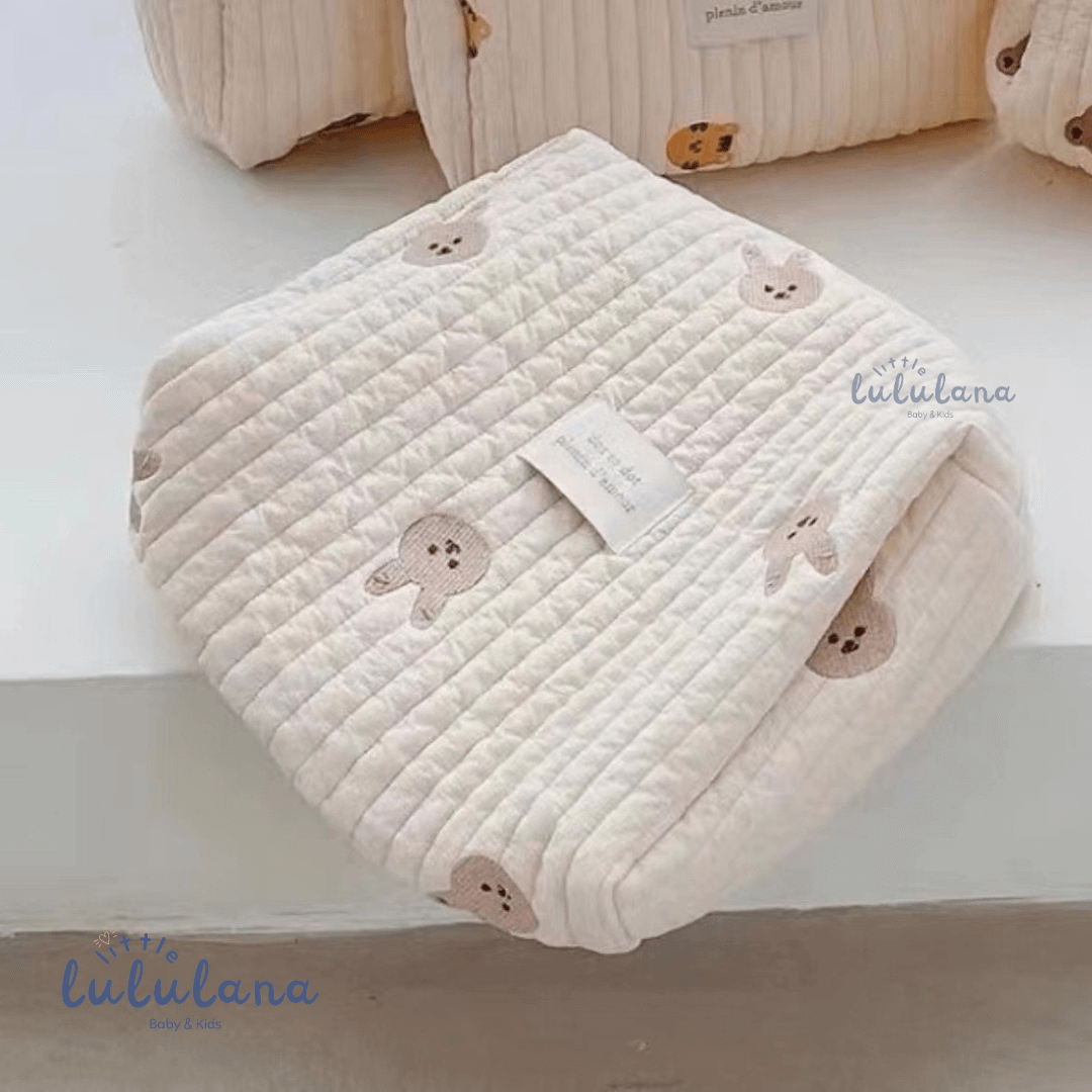 Tas Pouch Organizer Bayi Teddy Bear Diaper Bag