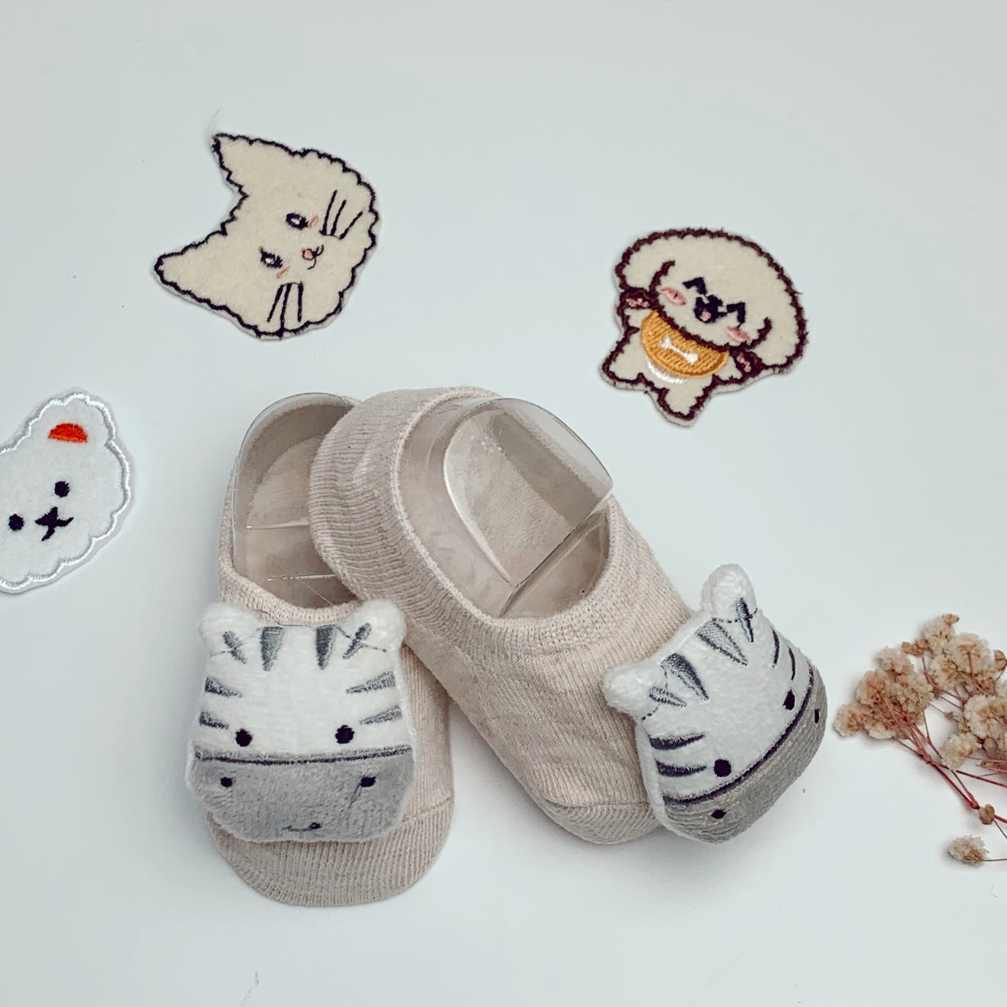 Kaos Kaki Newborn Motif CUTE Anti Slip Unisex Sepatu Anak Bayi 3D