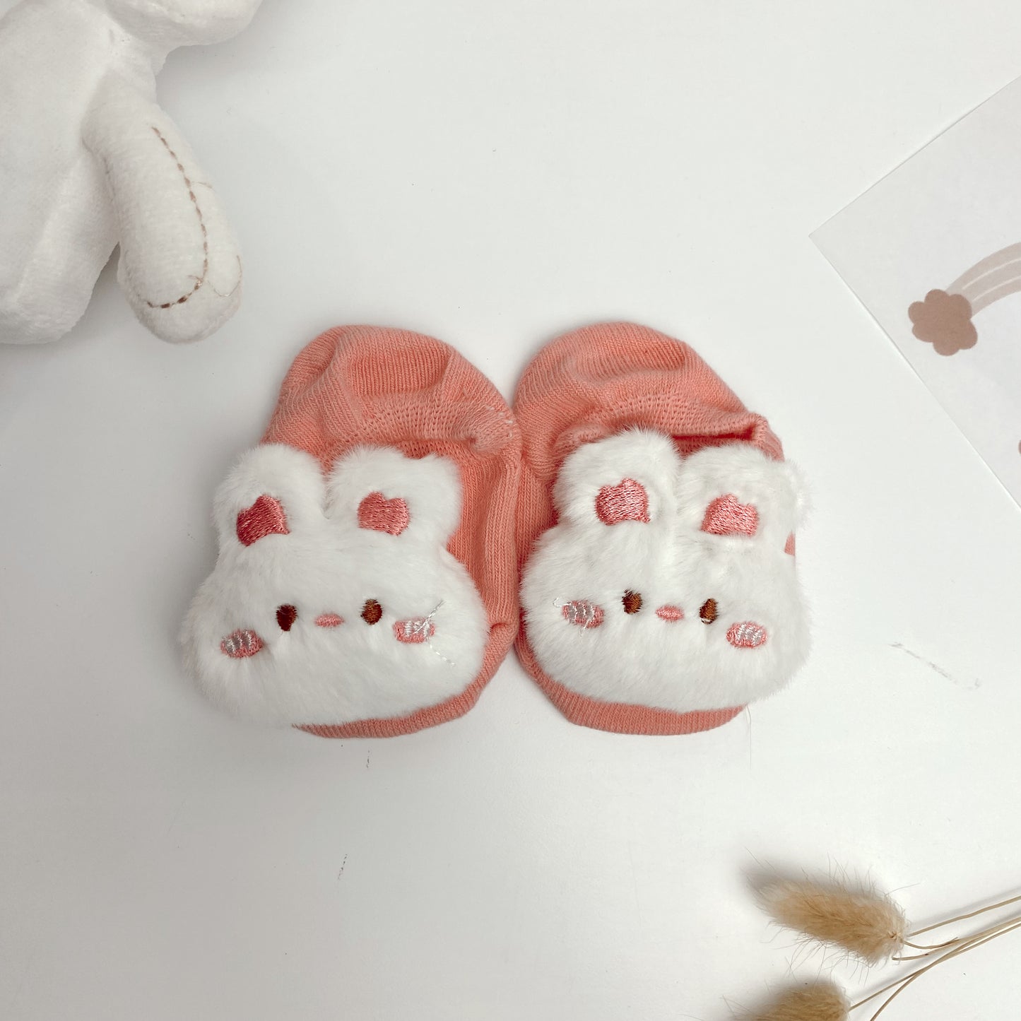 Kaos Kaki Newborn Motif CUTE Anti Slip Unisex Sepatu Anak Bayi 3D