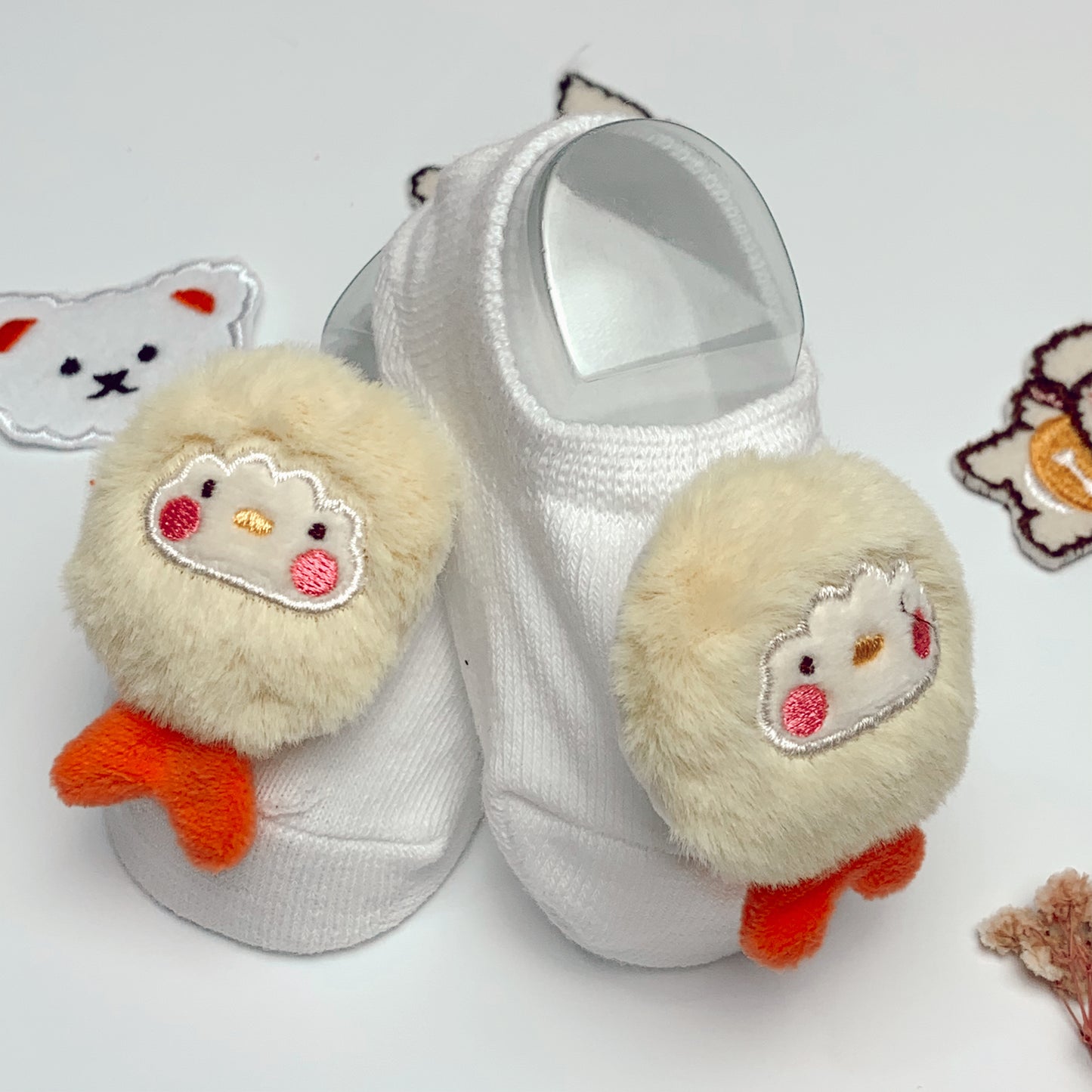 Kaos Kaki Newborn Motif FOODIE Anti Slip Unisex Sepatu Anak Bayi 3D