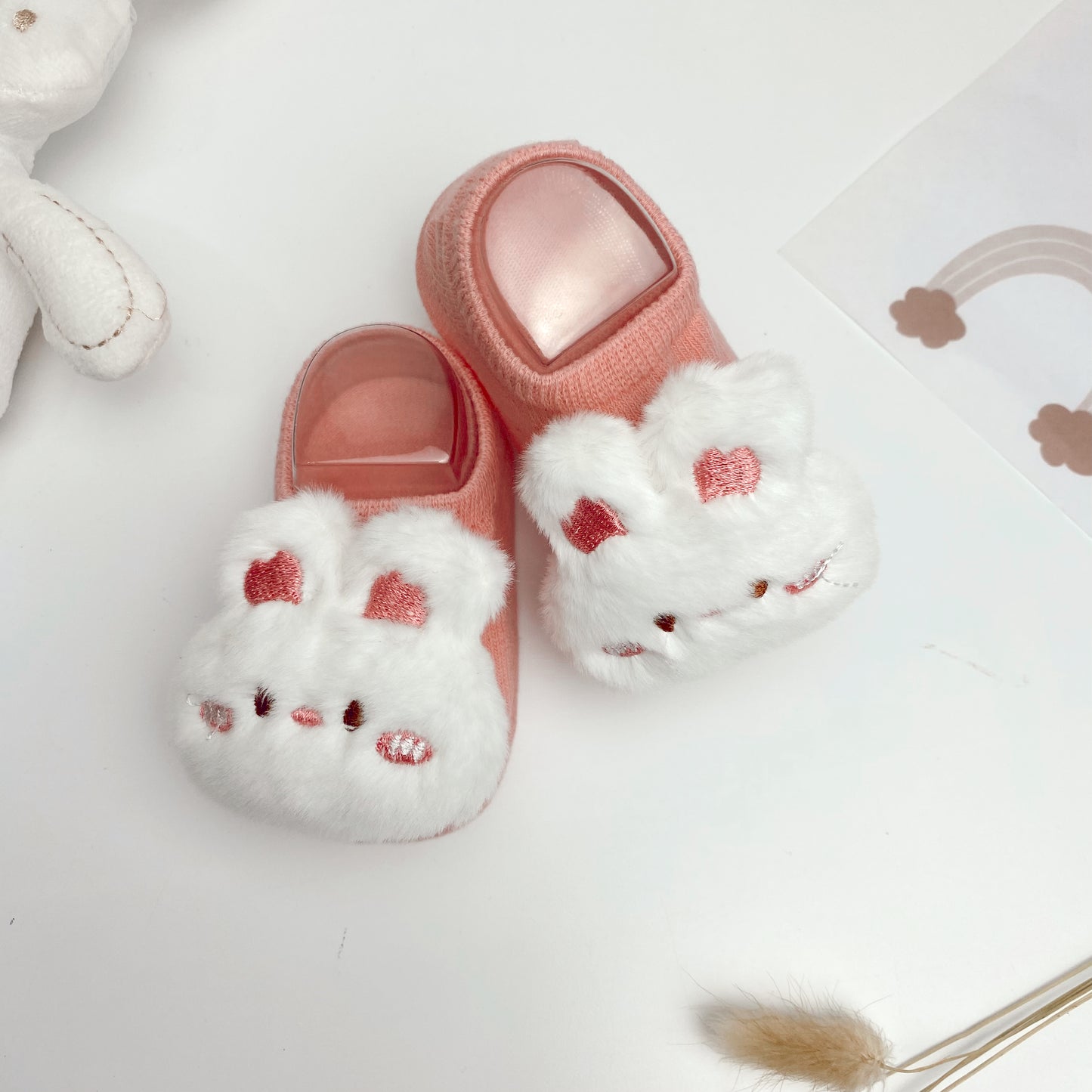 Kaos Kaki Newborn Motif CUTE Anti Slip Unisex Sepatu Anak Bayi 3D