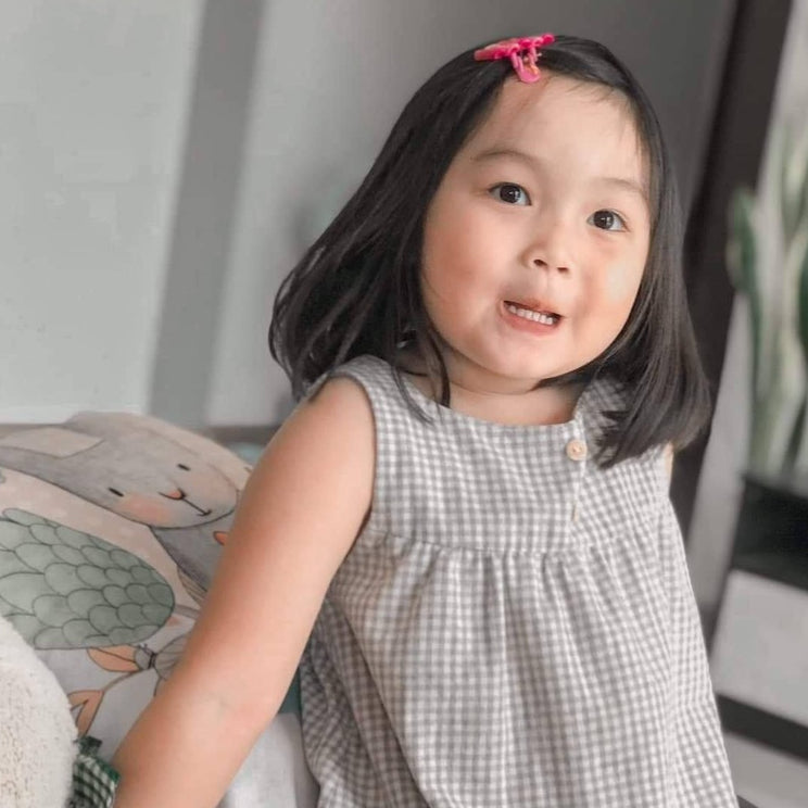 Dress Baby Girl | Dress Anak Kecil Bayi Perempuan Motif Kotak-Kotak